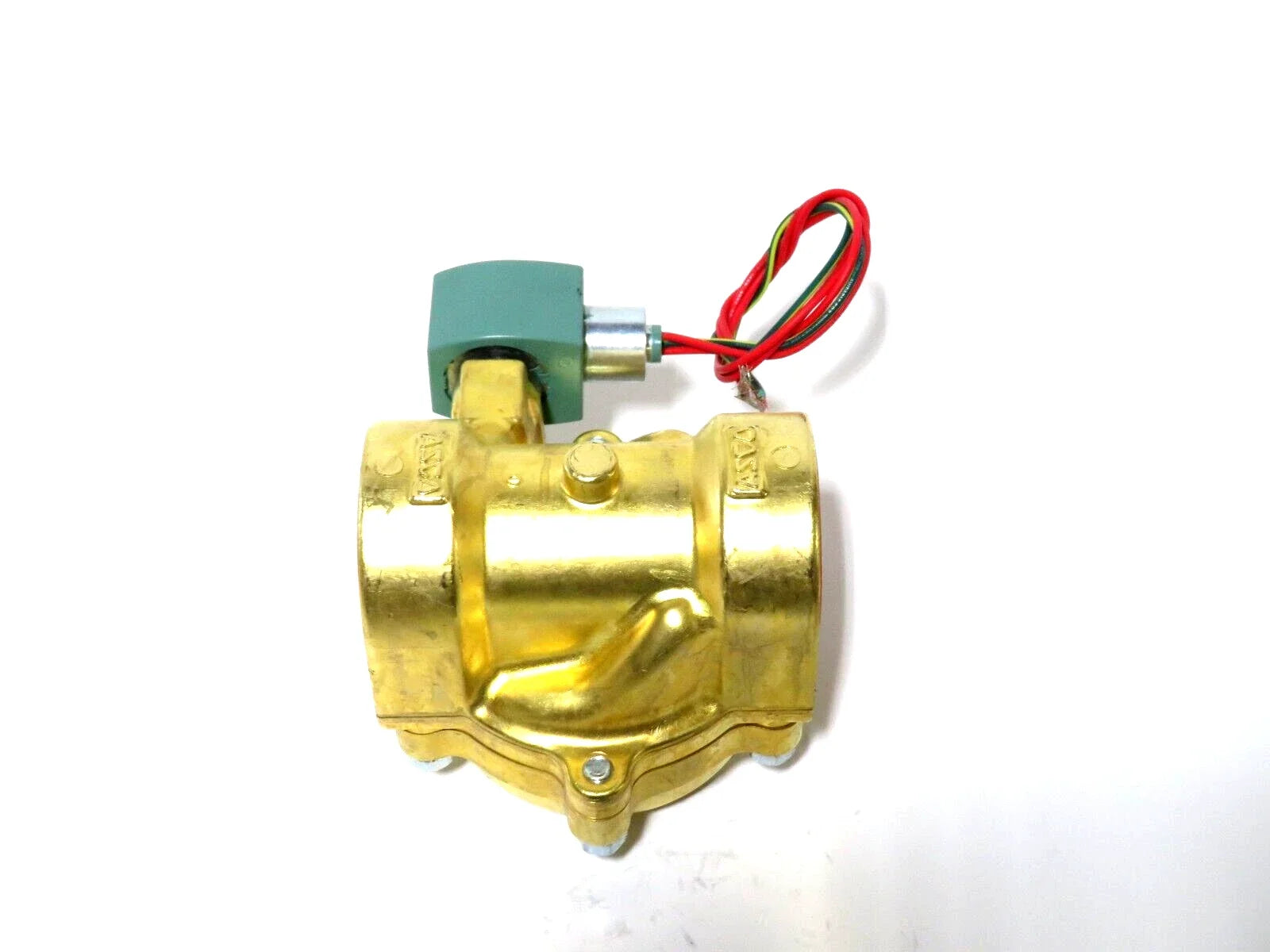 ASCO 8210G100 2-Inch Two-Way Normally Closed Pilot-Operated Brass Solenoid Valve 24 VDC