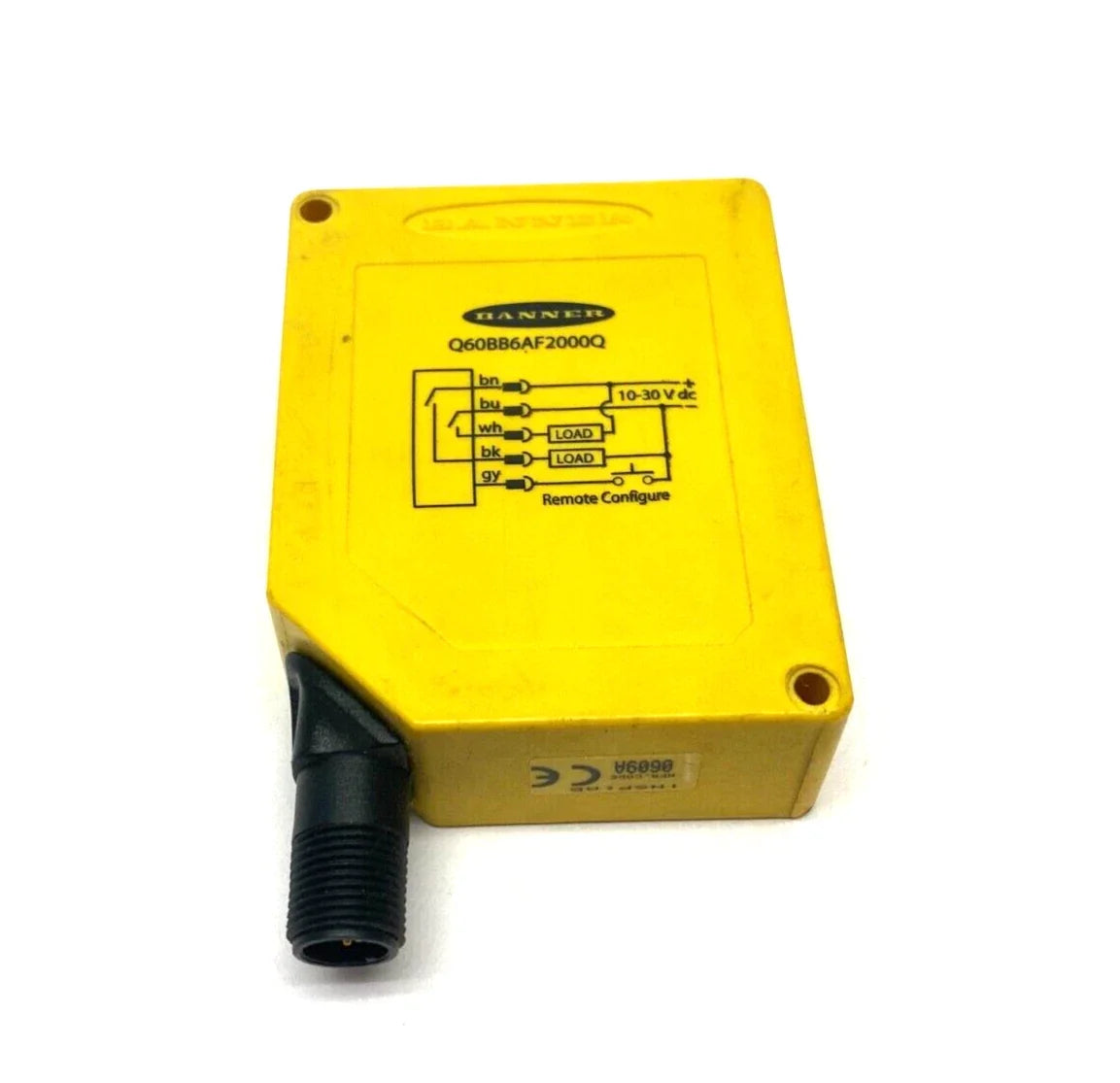 Q60BB6AF2000 | Banner Engineering Adjustable Field Infrared Photoelectric Sensor 2m NPN PNP Cable