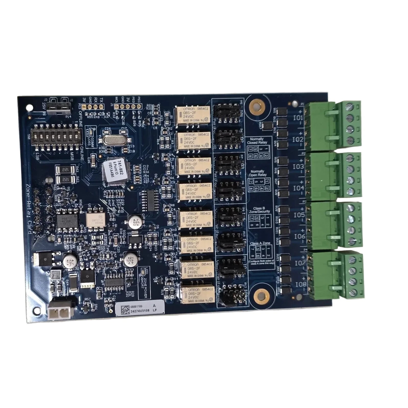 Simplex 4100-5013 8-Point Zone Relay Module for 4100 Fire Alarm Panels