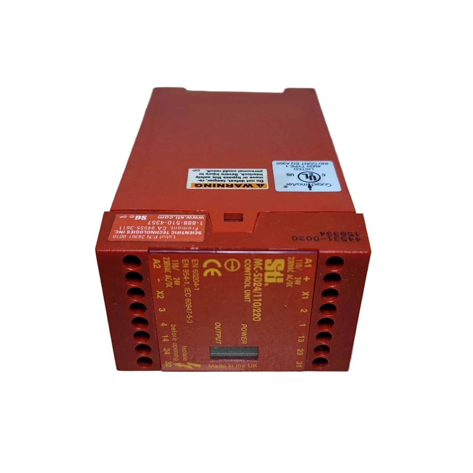 44531-0020 | Omron MC-S Series Control Switch 2 N/O + 1 N/C Aux 24–220 V AC/DC