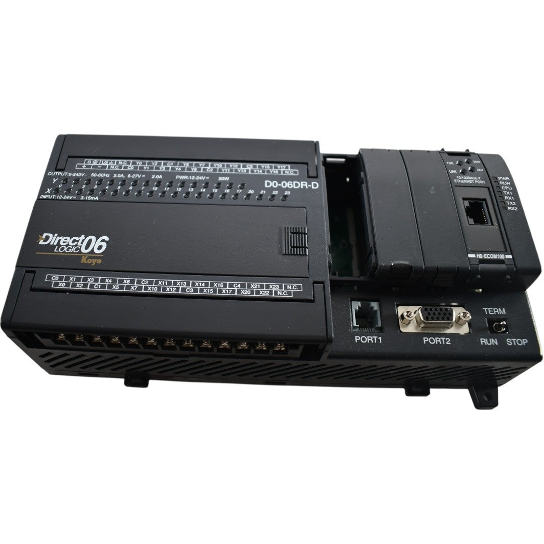 Automation Direct D0-06DR-D DirectLOGIC DL06 PLC with 20 Inputs and 16 Relay Outputs
