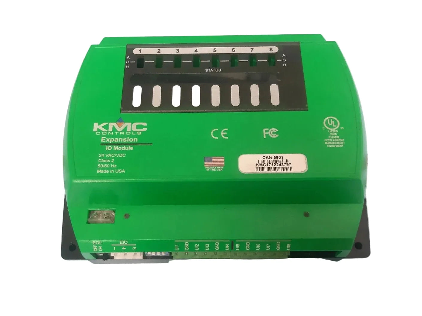 KMC Controls CAN-5901 8x8 I/O Expansion Module