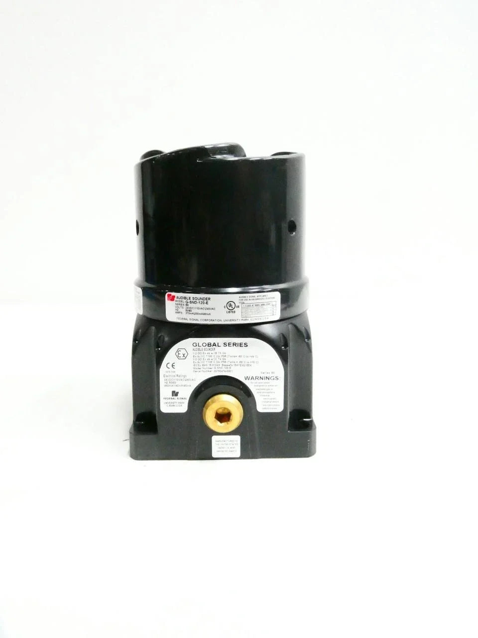 Federal Signal G-SND-120-E Global Series 120 VAC Electronic Sounder for Hazardous Locations