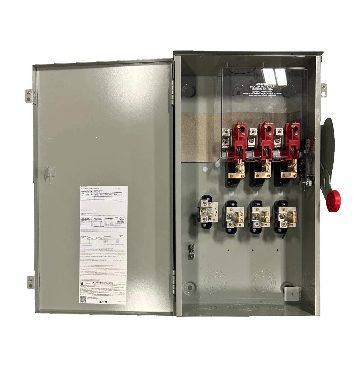 DH324NRK | Eaton 200A 240V 3-Pole Heavy Duty Fusible Safety Switch NEMA 3R