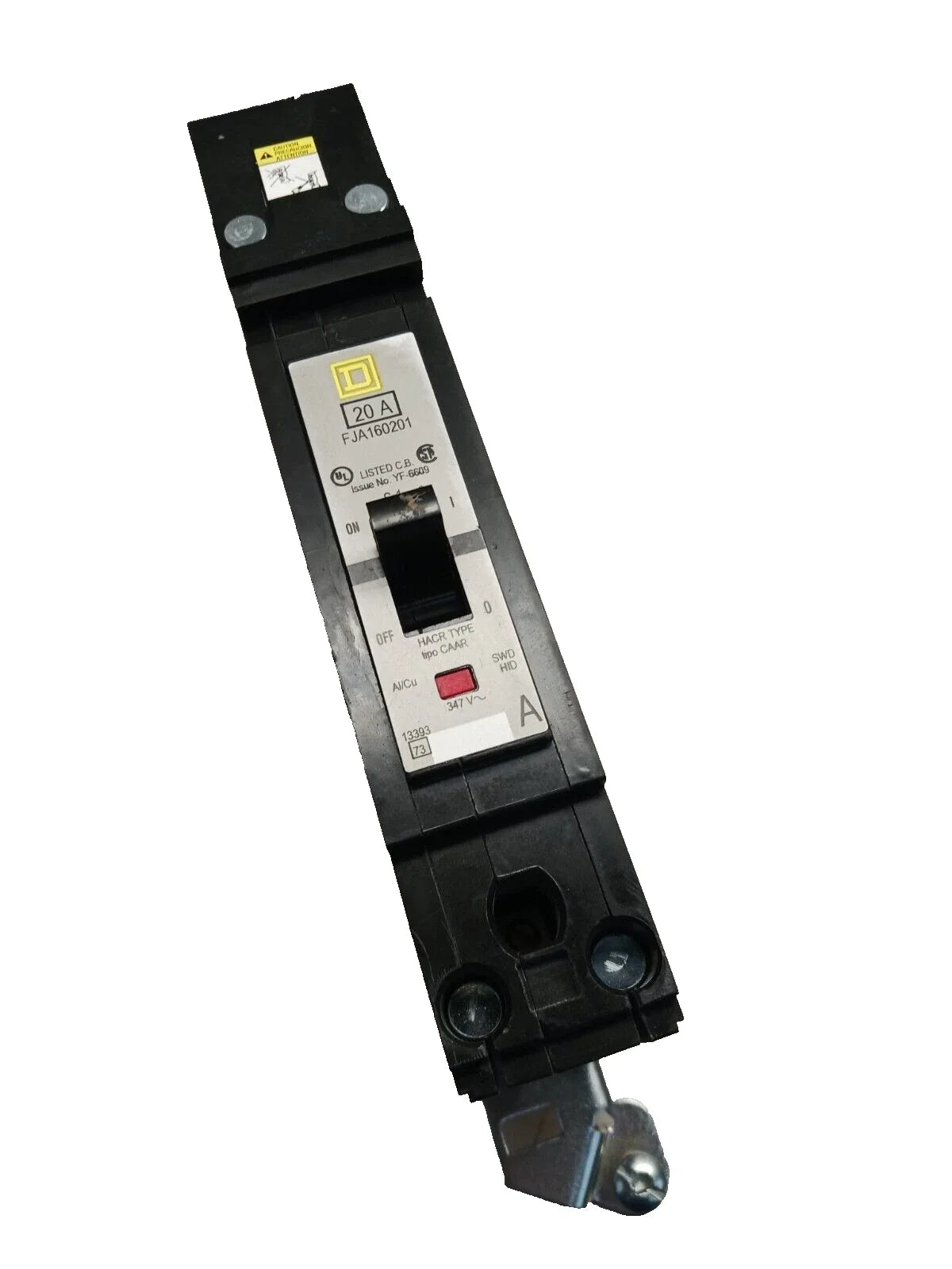 FJA160201 | Square D F-Frame 20A 1-Pole 347V Molded Case Circuit Breaker