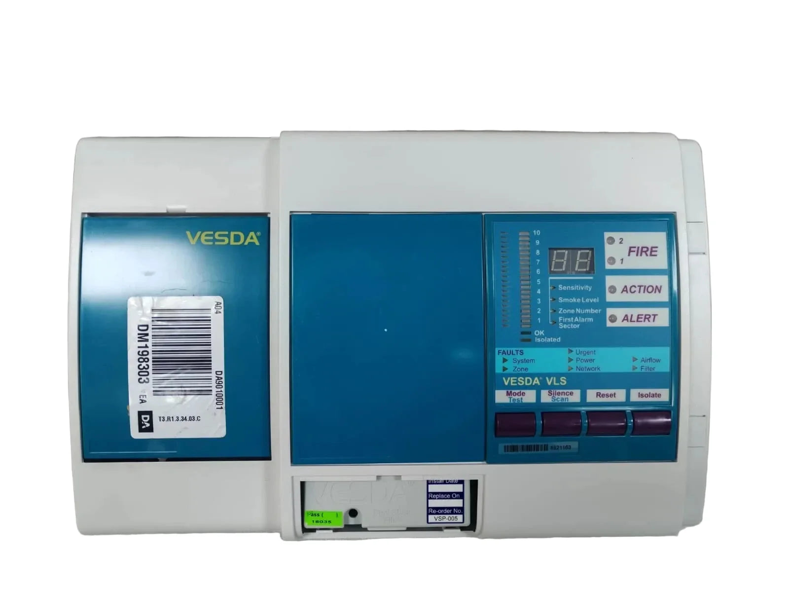 Xtralis VLS-304 LaserSCANNER Aspirating Smoke Detector with Display and 12 Relays
