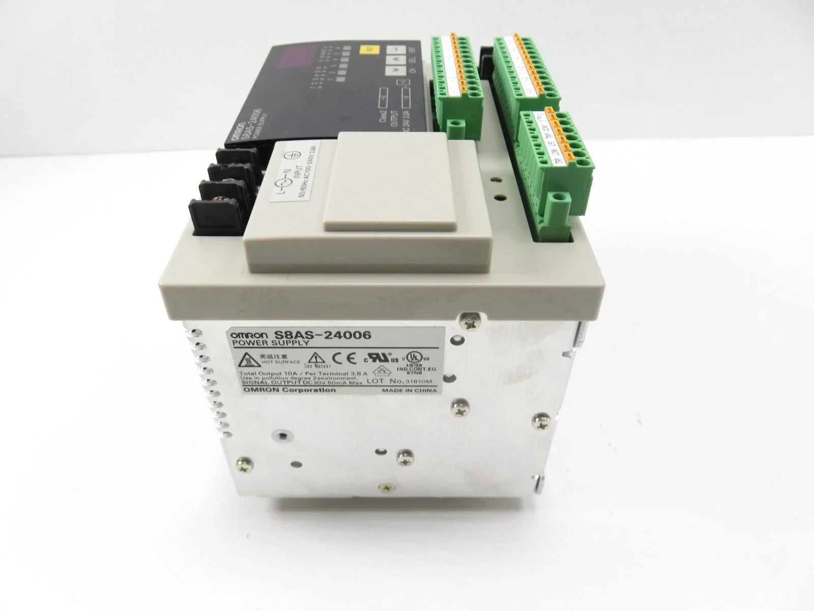 S8AS-24006 | Omron Smart 24VDC Power Supply 240W DIN Rail