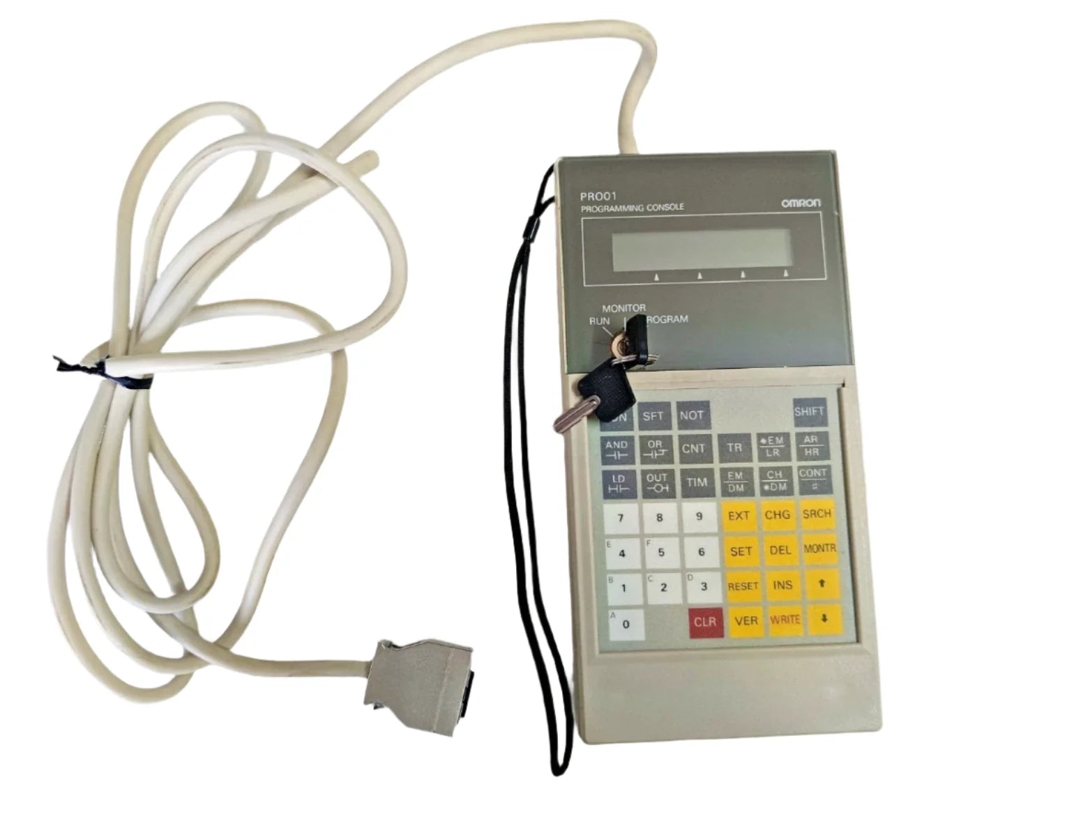 Omron CQM1-PRO01-E SYSMAC Handheld Programming Console for Compatible PLC Systems