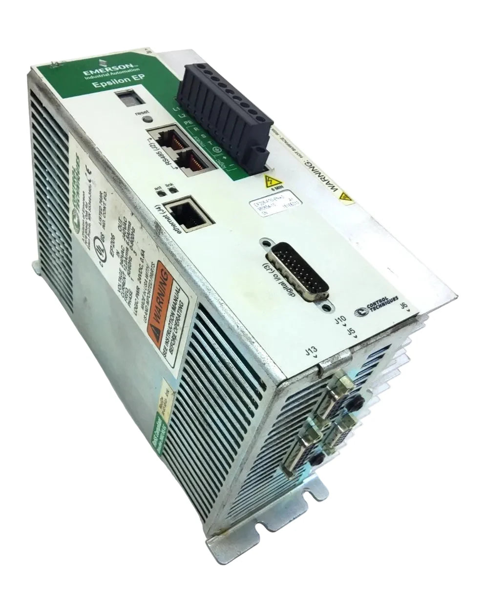 Control Techniques EP206-P00-ENR0 Programmable Servo Drive 230VAC 6.5A Continuous 13A Peak Encoder Feedback