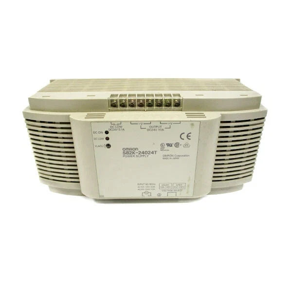 S82K-24024T | Omron 24VDC 10A 240W Switching Power Supply