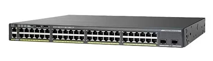 WS-C2960XR-48FPS-I | Cisco 48x 1GB PoE RJ-45 2x 10GB SFP+ Switch