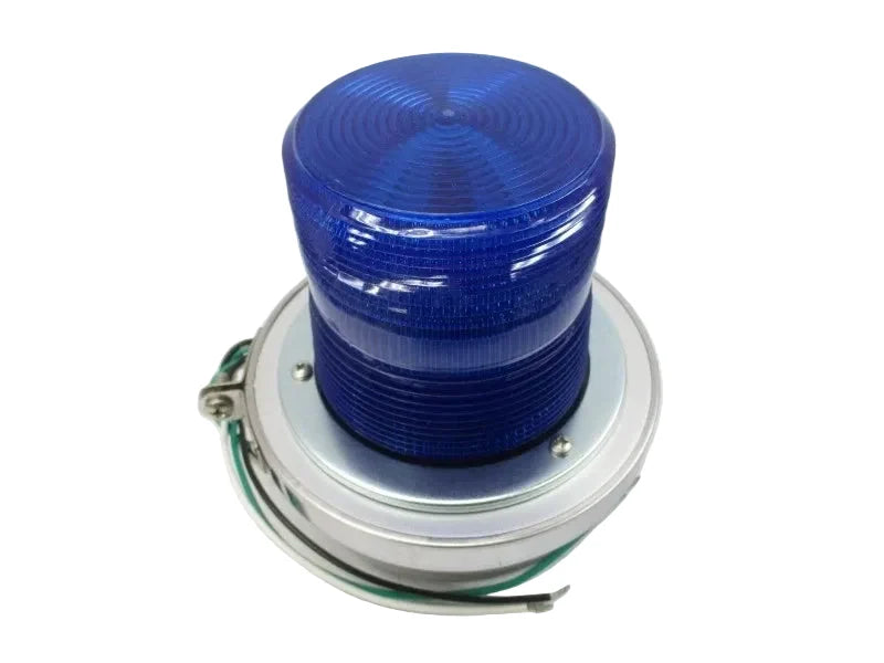 Edwards Signaling 92B-N5 120 VAC Blue Xenon Flashing Strobe Light for Industrial Warning
