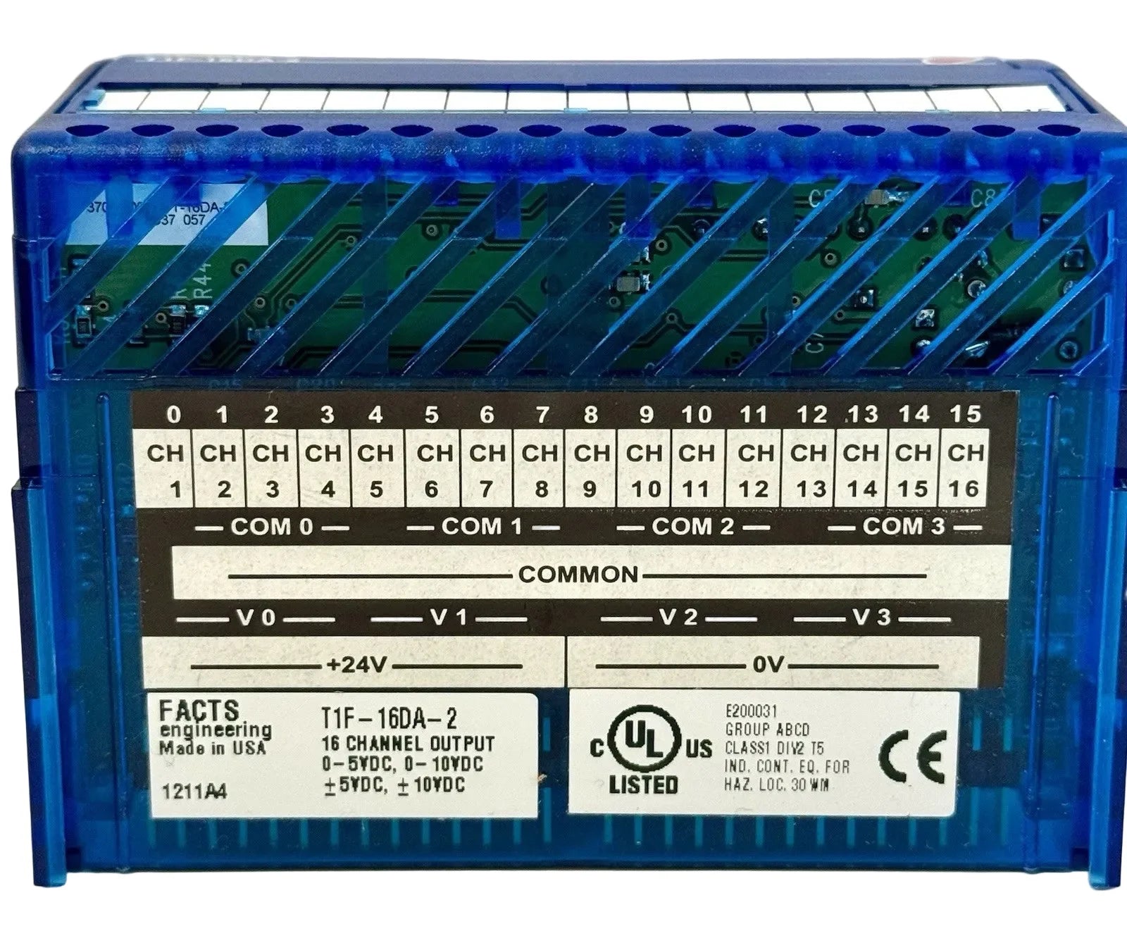 T1F-16DA-2 | AutomationDirect Terminator 16-Channel Analog Voltage Output Module