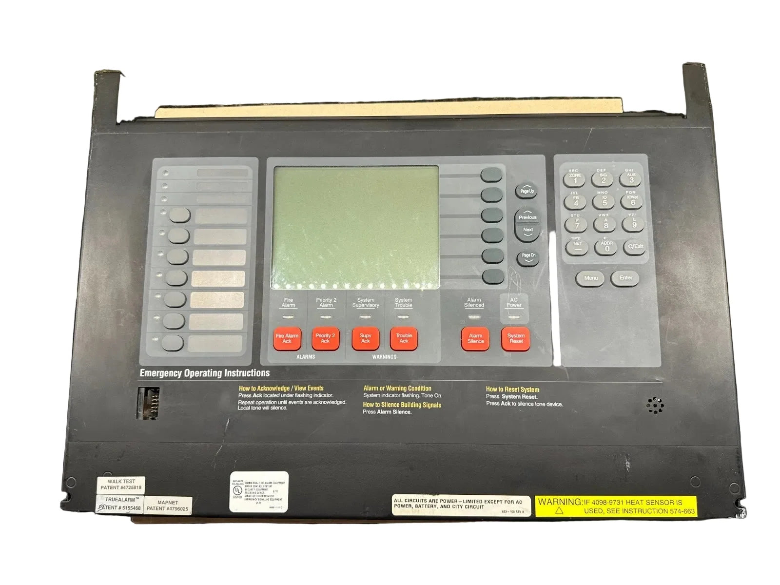 Simplex 4100-7153 4100ES InfoAlarm Command Center Upgrade Kit LCD Interface