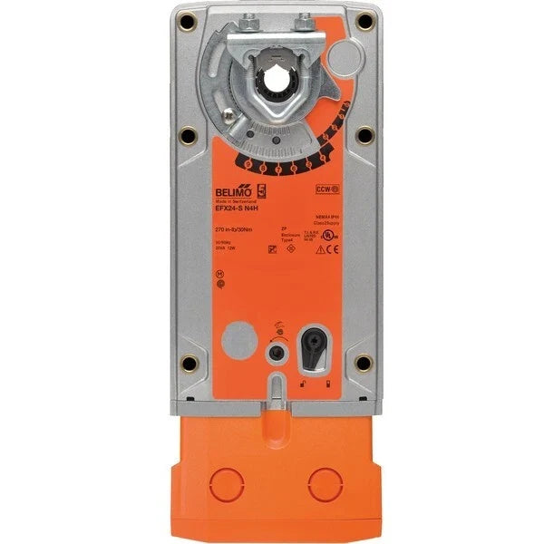 EFX24-S N4H | Belimo 270 In Lb Spring Return On Off Damper Actuator With Heater NEMA 4H