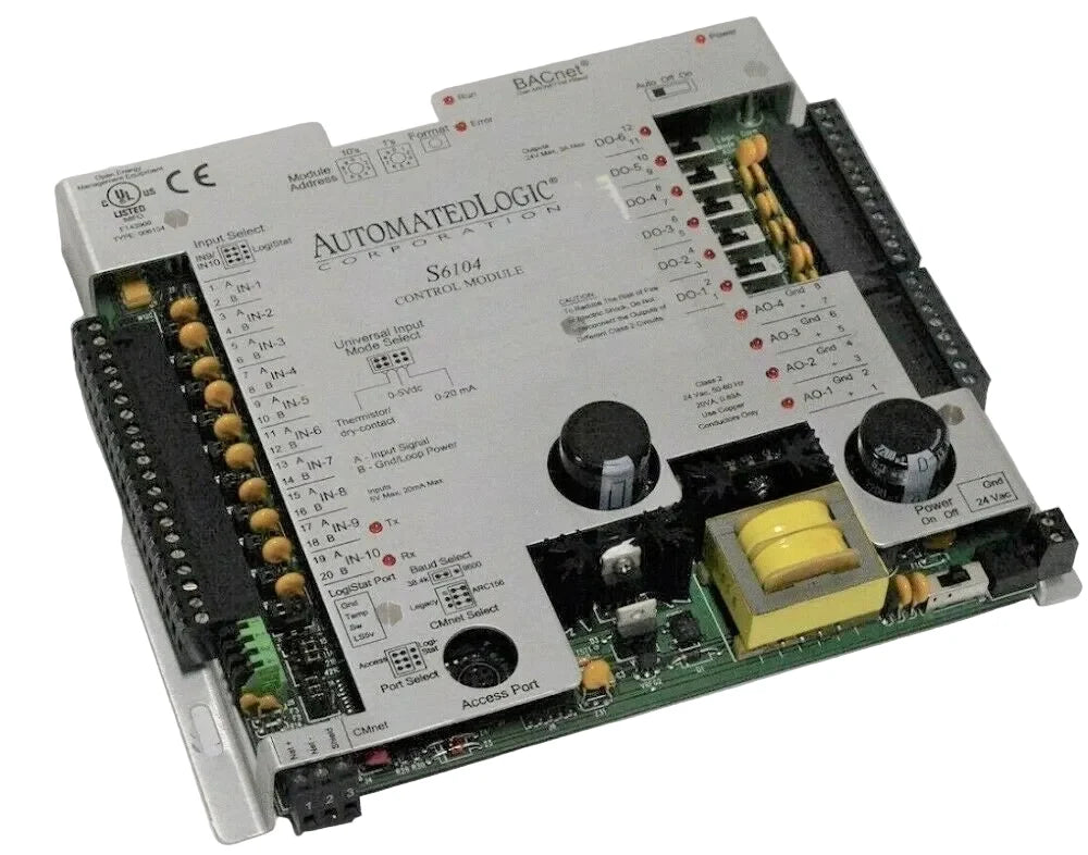 Automated Logic S6104 Single Equipment Control Module 24VAC 20VA HVAC Controller