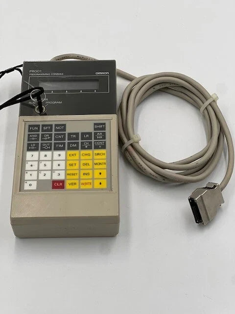 CQM1-PR001-E | Omron Handheld PLC Programming Console with 2 m Cable