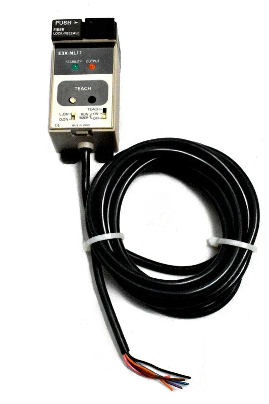 E3X-NL11 | Omron 12–24VDC NPN Photoelectric Amplifier 75mA