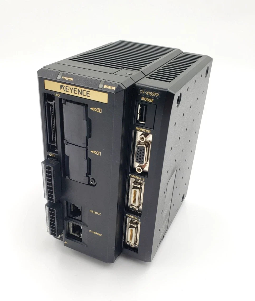 Keyence CV-X152FP Vision Controller Dual Camera Image Sensor Industrial Inspection System