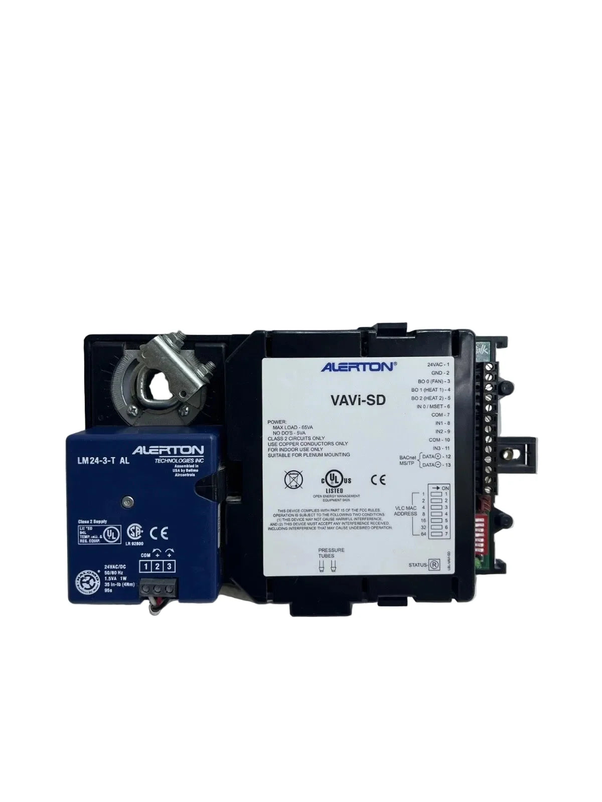 Alerton VAVI-SD VAV Controller for HVAC with LM24-3-T AL Actuator