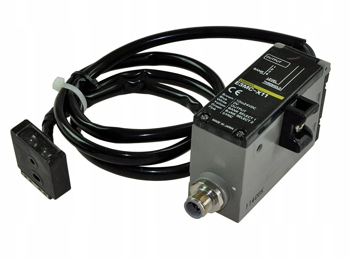 E3MC-X11 | Omron RGB Fiber Optic Color Photoelectric Sensor NPN 12–24 VAC