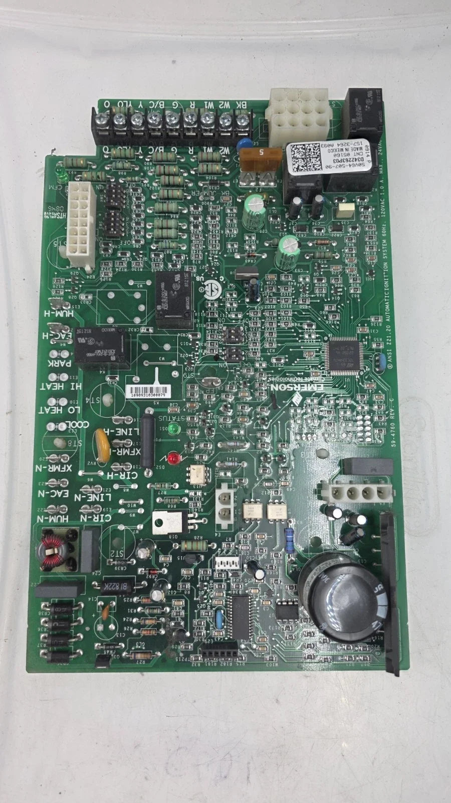 Emerson 50V64-507-90 Integrated Furnace Control Board for Trane and American Standard Two-Stage Gas Furnaces