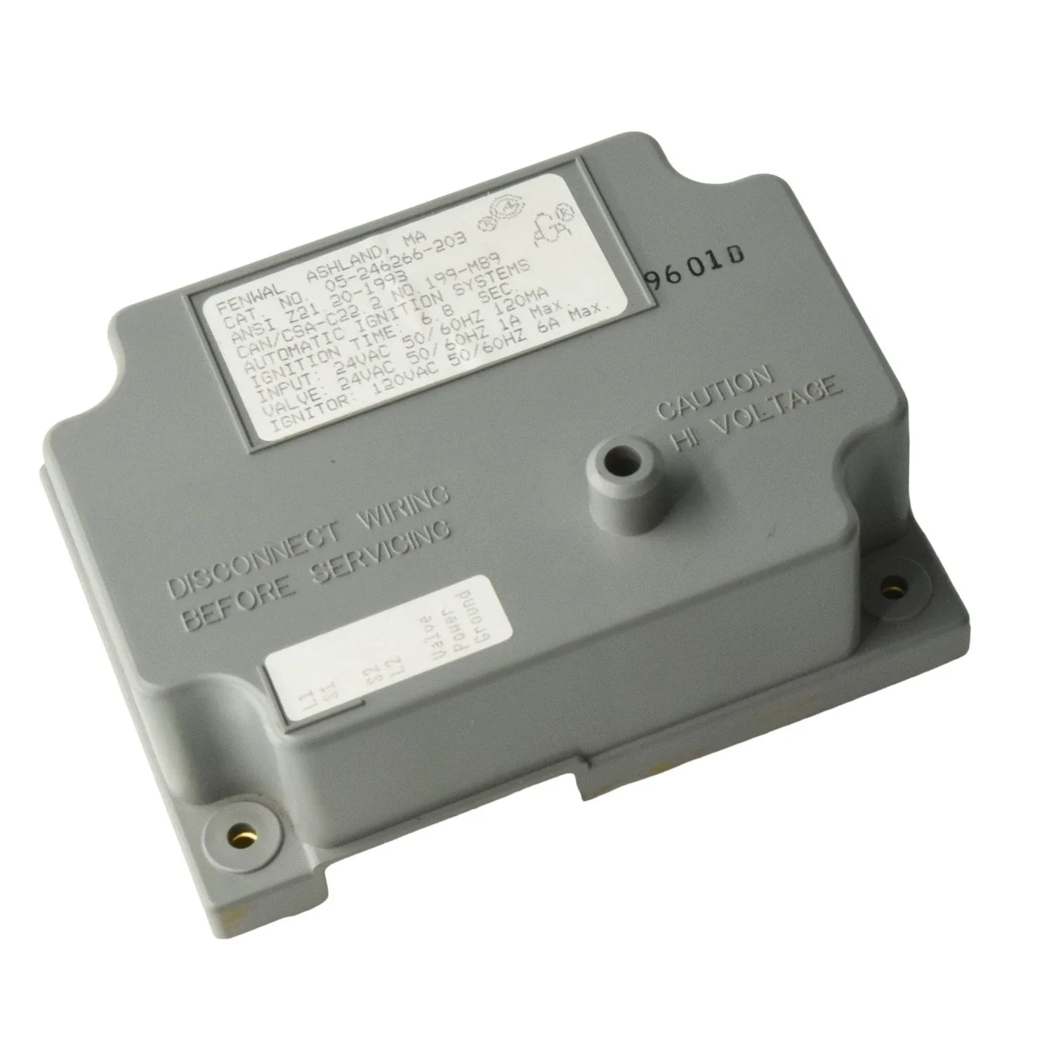 Kidde-Fenwal Controls 05-246266-203 24 VAC Ignition Control Module with 6.8 Second Ignition Timing