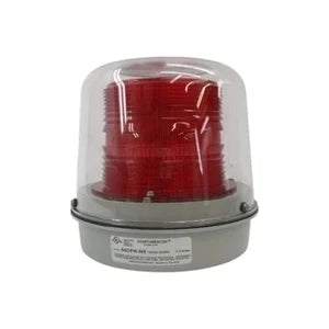 94DFR-N5 | Edwards Signaling Heavy Duty Strobe Light 120 VAC Red Xenon NEMA 4X