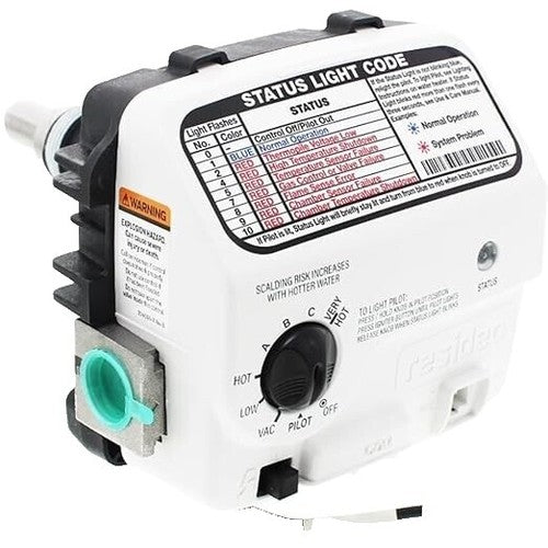 Honeywell WV8860C1000 Electronic Water Heater Gas Valve for Standing Pilot Systems