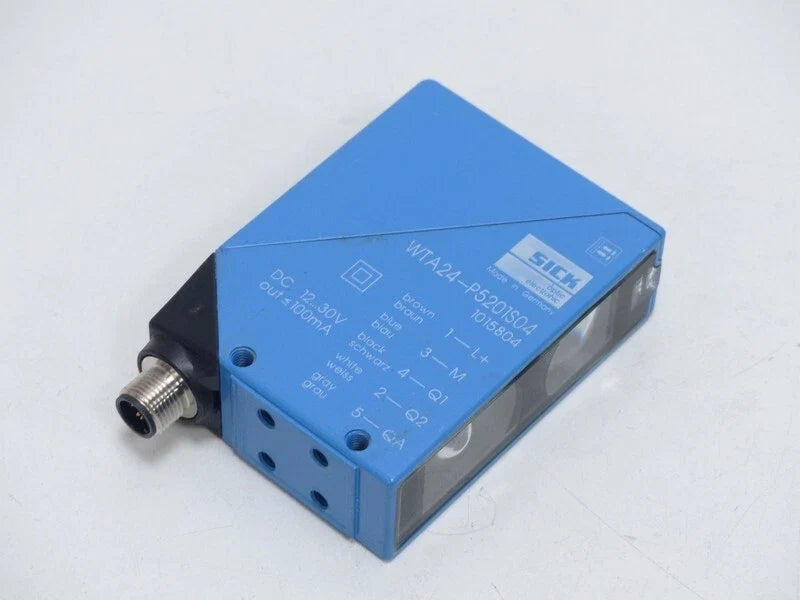 WTA24-P5201S04 | SICK Photoelectric Proximity Sensor, PNP Output, W24 Series