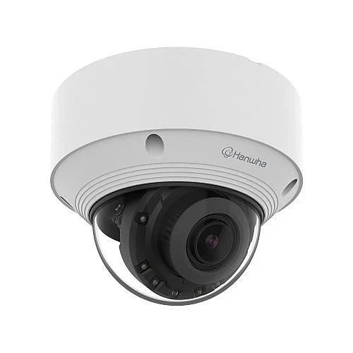 Hanwha Vision QNV-C9083R 8MP 4K AI IR Vandal Dome IP Camera Varifocal