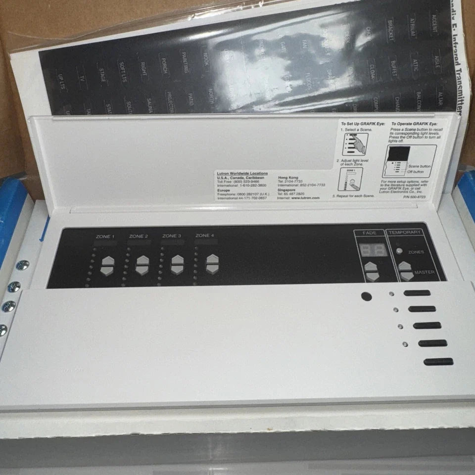 GRX-MR-4-A-WH | Lutron Grafik Eye Preset Lighting Control Unit