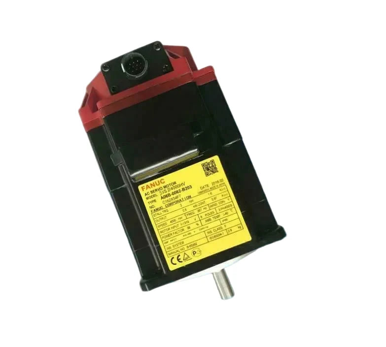 A06B-0062-B203 | Fanuc BiS2/4000HV AC Servo Motor B128IA Straight Shaft Keyway
