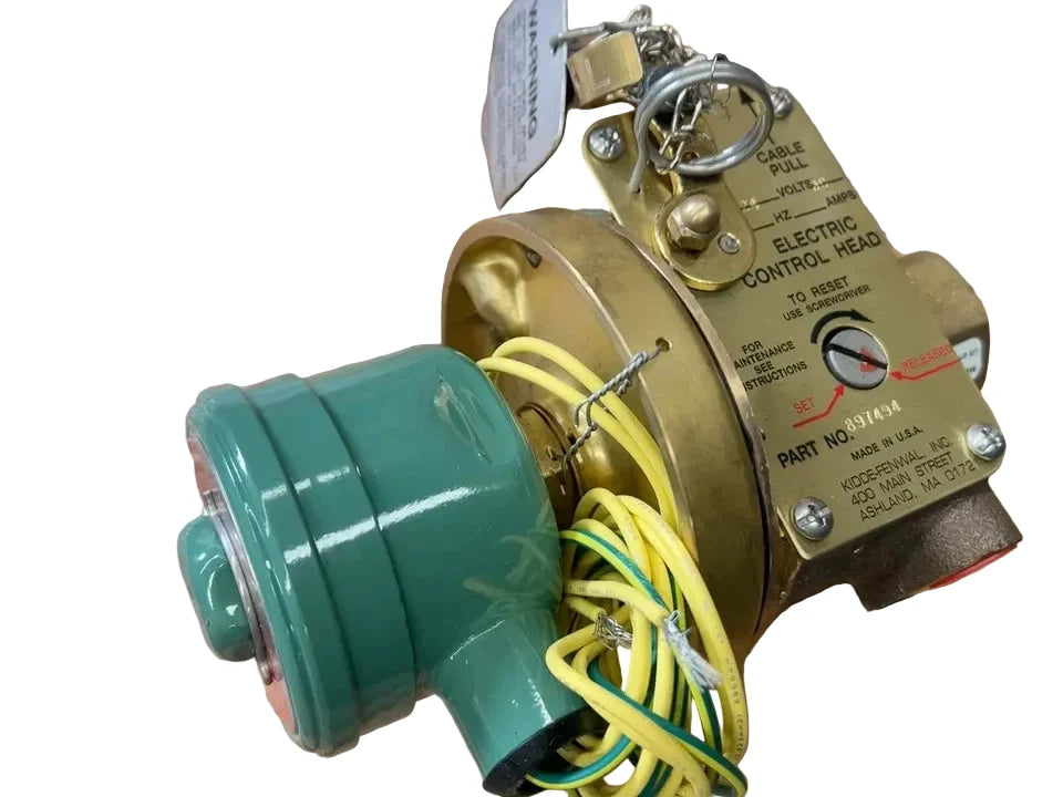 Kidde WK-897494-000 Explosion-Proof Control Head 24VDC Electric and Cable Operated for CO2 Systems