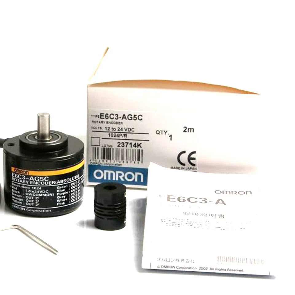Omron E6C3-AG5C Absolute Rotary Encoder 1024 P/R Gray Code 24V