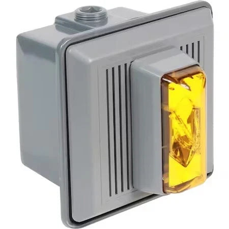 Edwards Signaling 869STRA-AQ Flush-Mount 24 VAC/VDC Horn/Strobe with Amber Xenon Lens