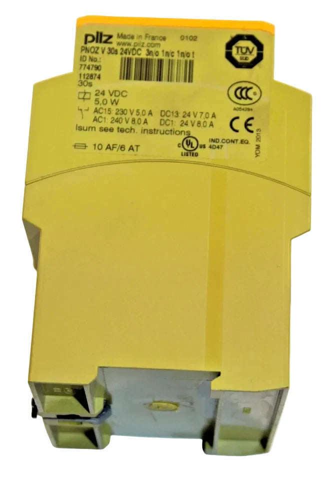 774790 | Pilz PNOZ V 30S Safety Relay 24 VDC With Time Delay Output