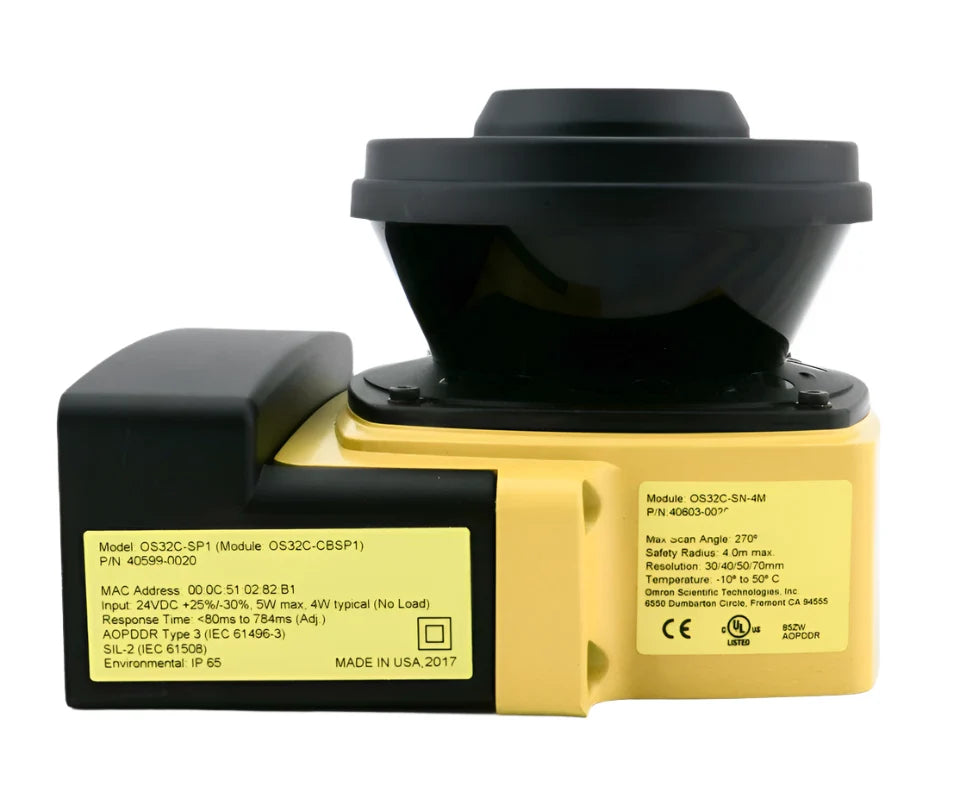 Omron OS32C-SN-4M OS32C Safety Laser Scanner Sensor Block 4 m Type 3 IP65