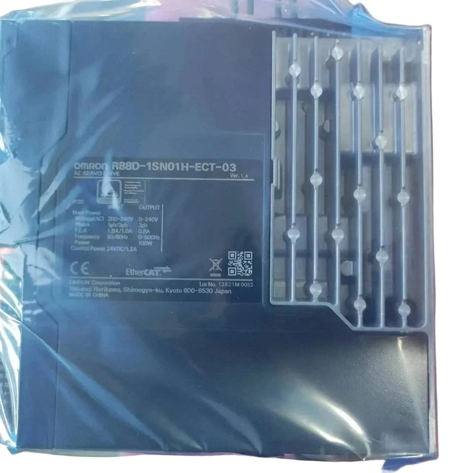 Omron R88D-1SN08H-ECT-03 Servo Drive with EtherCAT Control