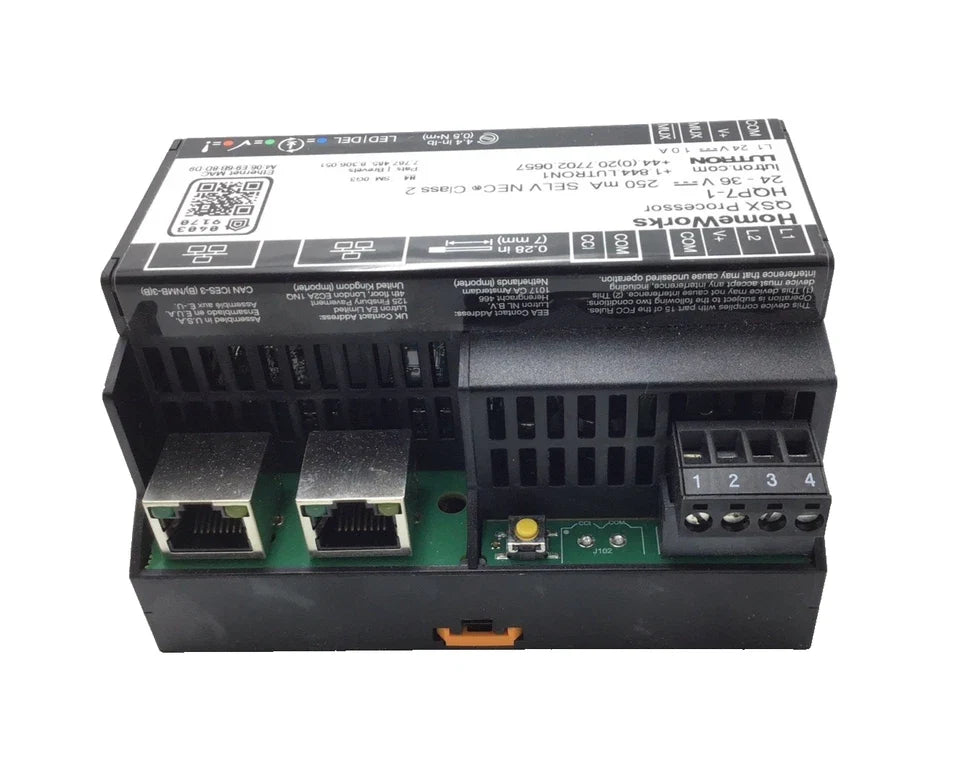 Lutron HQP7-1 HomeWorks QSX Processor for Advanced Wired and Wireless System Control