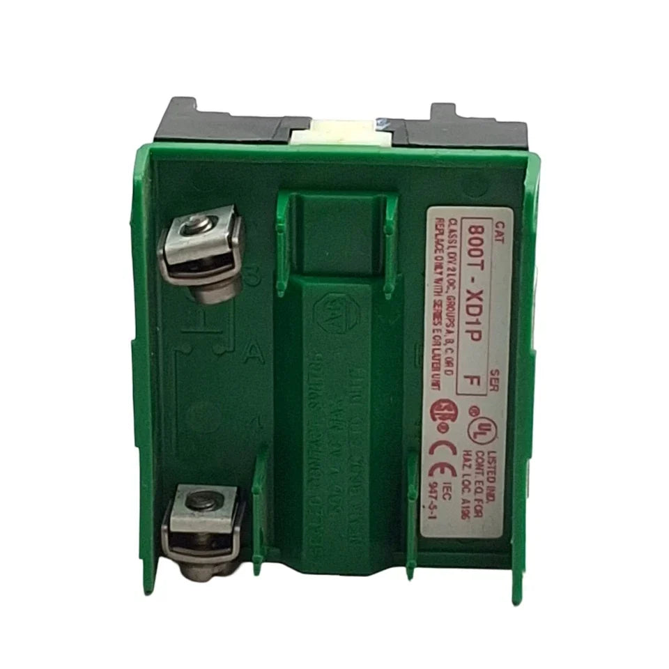 800T-XD1P | Allen-Bradley 30.5 mm 1NO Sealed Switch Push Button Contact Block