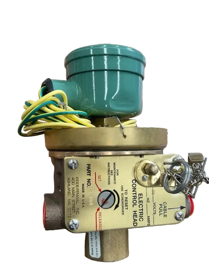Kidde WK-897494-000 Explosion-Proof Control Head 24VDC Electric and Cable Operated for CO2 Systems