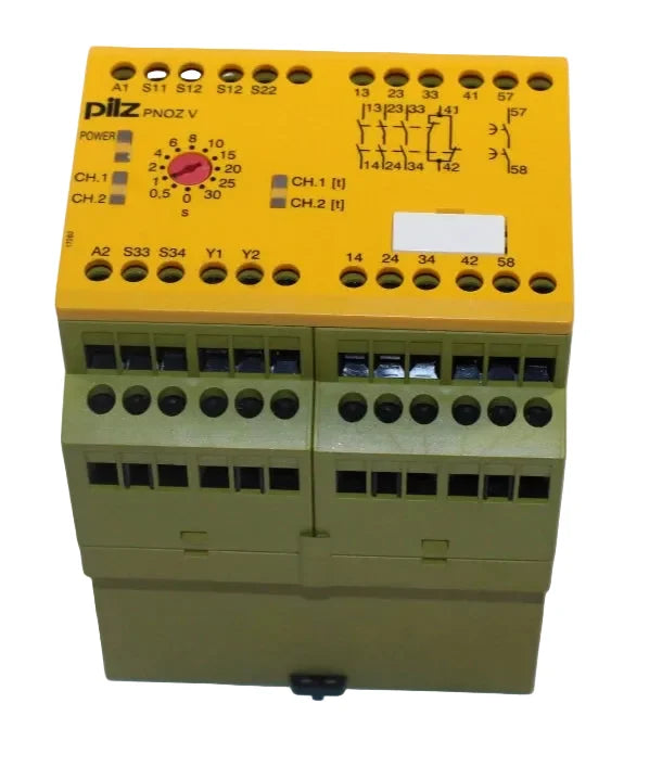 774790 | Pilz PNOZ V 30S Safety Relay 24 VDC With Time Delay Output