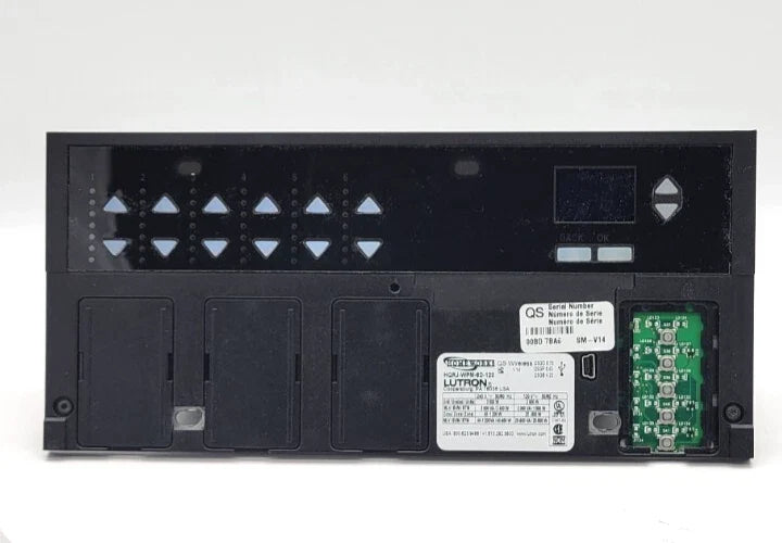 Lutron HQRJ-WPM-6D-120 HomeWorks QS 6-Zone Wireless Wallbox Power Module Dimmer