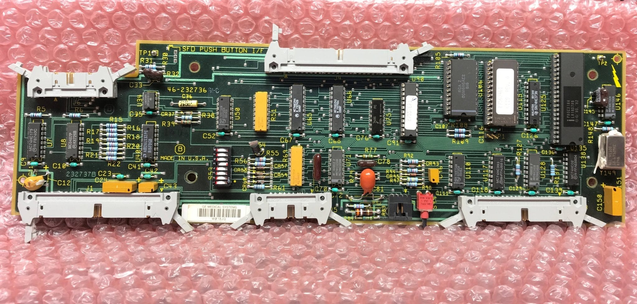 SFD Push Button I/F Board (46-232736 G1-D) GE