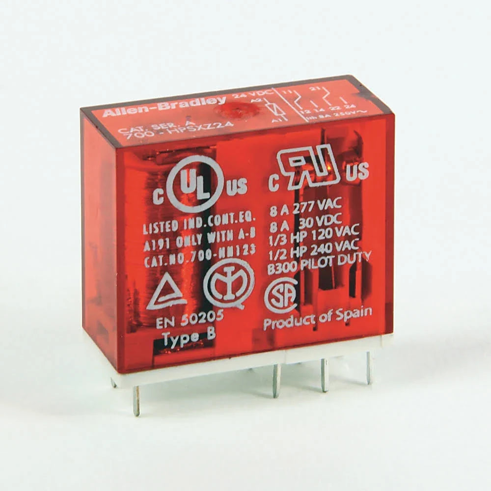 700-HPSXZ24 | Allen-Bradley Safety Control Relay 2 Poles 8A
