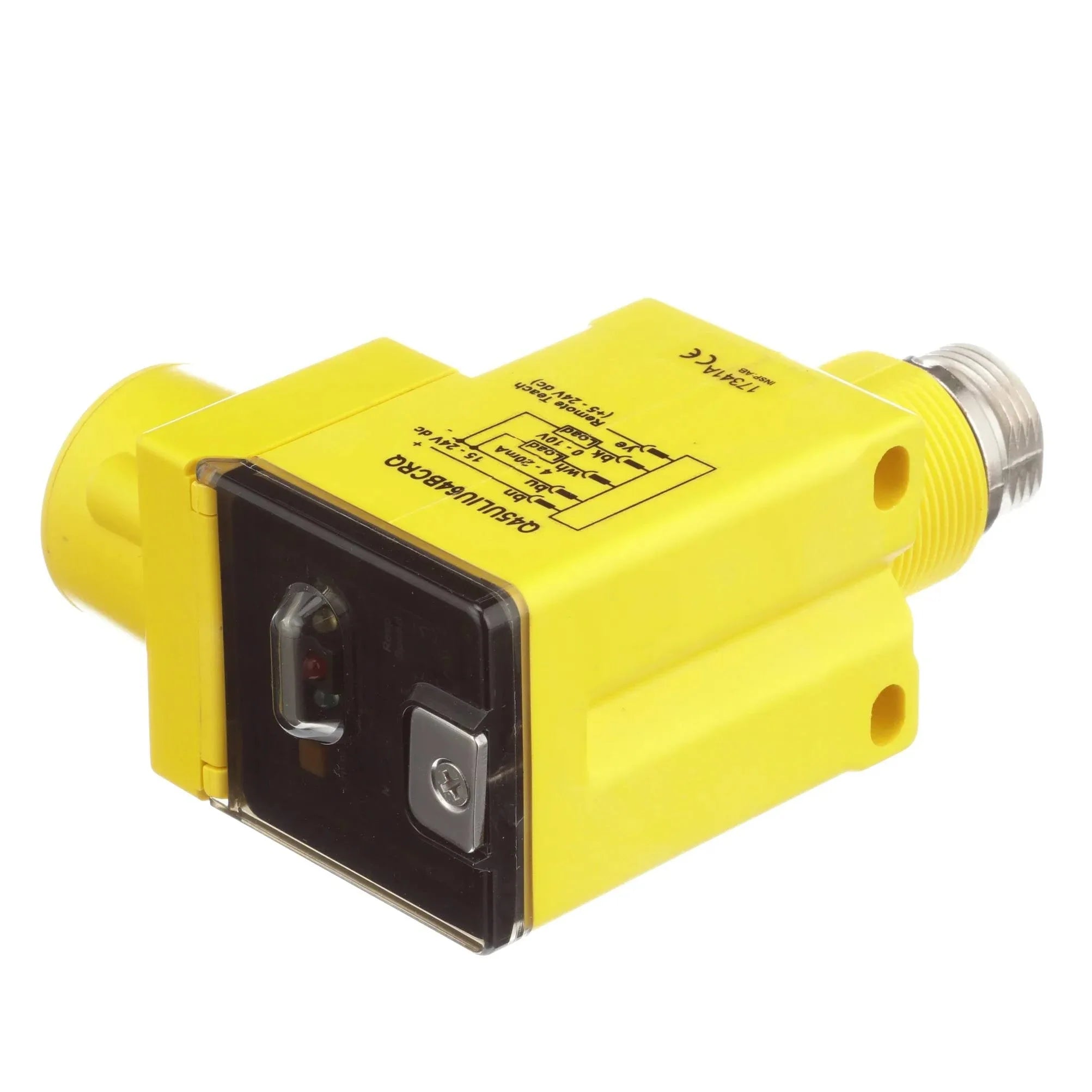 Q45ULIU64ACRQ | Banner Q45U Series Ultrasonic Proximity Sensor, 100–1400 mm