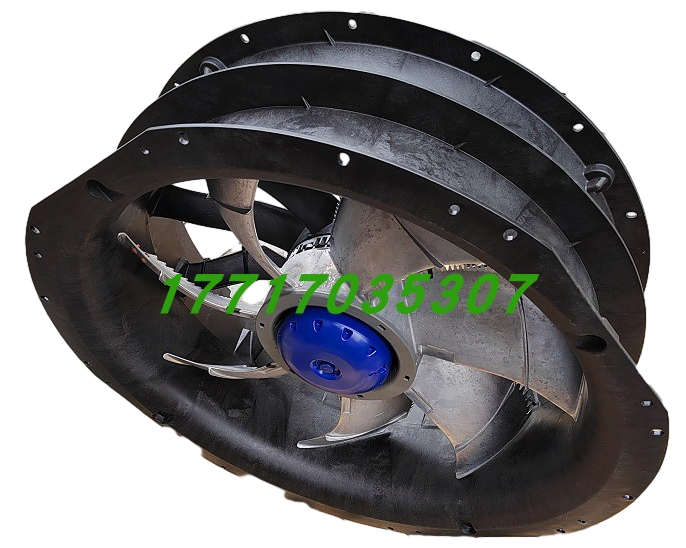 ZIEHL-ABEGG ZN080-ZIQ.GL.V7P3 High-Efficiency Axial Fan - 2.8KW 1100RPM Industrial