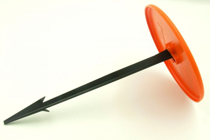 7" Disk with 13" Stainless Steel Stake