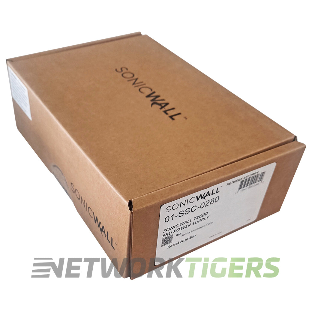 NEW SonicWall 01-SSC-0437 36W TZ500 100-240V AC Firewall Power Adapter